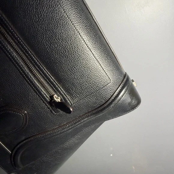 Celine Mini Luggage Drummed Leather Black Tote - Picture 9 of 16